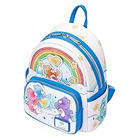 Amazon.com: Loungefly Care Bears Rainbow Mini Backpack